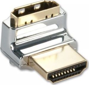 Adapter AV Lindy HDMI - HDMI srebrny (41506) 1