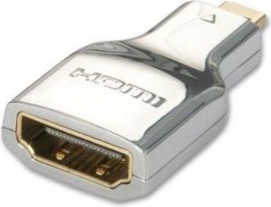 Adapter AV Lindy HDMI Micro - HDMI srebrny (41510) 1