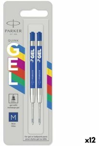 Wkład do długopisu Parker Jotter 2 Części Niebieski (12 Sztuk) 1