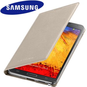 Samsung Galaxy Note 3 Flip Wallet Cover - Oatmeal standard 2