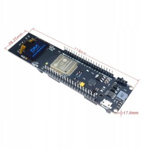 Moduł WiFi ESP32 OLED 0.96'' AKUMULATOR 18650 6