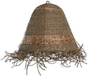 Abażur do Lamp DKD Home Decor 56 x 56 x 52 cm Naturalny Trawa morska Boho 1