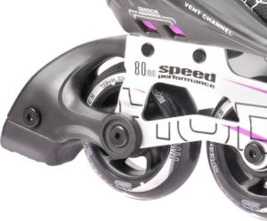 Rolki Hudora Rolki RX-23 czarno-fioletowe r. 46 (29046) 2