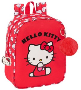Plecak szkolny Hello Kitty Iconic Biały Czerwony 22 x 27 x 10 cm 1
