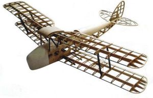 Samolot zdalnie sterowany DWhobby Samolot Tiger Moth Balsa KIT + Motor + ESC + 4x Serwo (DW/EWTM-05A) 1
