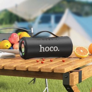 Głośnik Hoco Głośnik bluetooth LED 2 x 20W 4h HA10 czarny 3