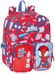 Plecak szkolny Spider-Man Rescue Niebieski Czerwony 22 x 27 x 10 cm 1