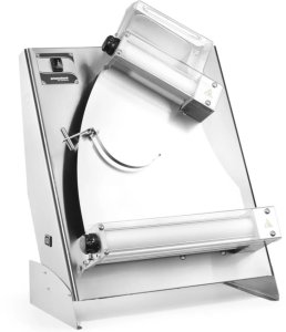 Wałkownica do ciasta na pizzę makaron elektryczna 260- 400 mm 250 W Wałkownica do ciasta na pizzę makaron elektryczna 260- 400 mm 250 W 1