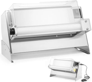 Wałkownica do ciasta na pizzę makaron elektryczna 260- 450 mm 250 W Wałkownica do ciasta na pizzę makaron elektryczna 260- 450 mm 250 W 1