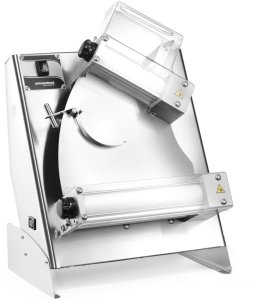 Wałkownica do ciasta na pizzę makaron elektryczna 140- 300 mm 250 W Wałkownica do ciasta na pizzę makaron elektryczna 140- 300 mm 250 W 1
