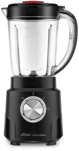 Mikser z Tworzywa Sztucznego UFESA CORAL BLACK Czarny 600 W 1,5 L 1