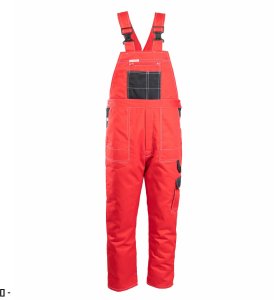OSOG - BRIXTON SNOW OGRODNICZKI OCIEPLANE WSTAWKA KOLOR, POLIESTER/BAWEŁNA (65% /35%), 290G/M2, - niebieski S 1