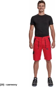 MAX NEO - spodenki - czerwony 52 2