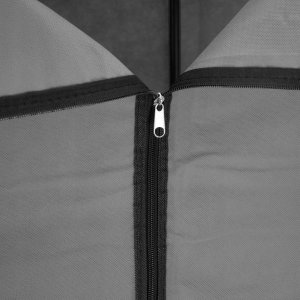 Szafa tekstylna z 8 półkami SONIA antracyt z kurtyną 8