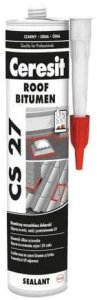Bitumiczny Uszczelniacz dekarski Ceresit czarny 280 ml 1