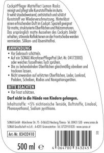 Środek do Czyszczenia Deski Rozdzielczej Sonax Lemon Rocks 3