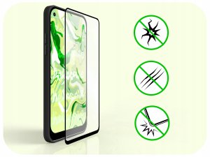 2x Szkło Hybrydow do Realme 8 PRO (szybka 9H, 5D, ochronne, na cały ekran) 2