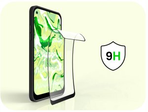 2x Szkło Hybrydow do Realme 8 PRO (szybka 9H, 5D, ochronne, na cały ekran) 3