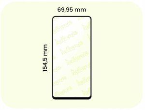 2x Szkło Hybrydow do Realme 8 PRO (szybka 9H, 5D, ochronne, na cały ekran) 5