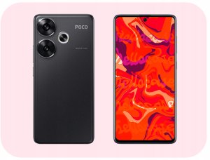 4kom.pl 2-PAK Szkło Hartowane do Xiaomi Poco F6 Ochronne Pełne Na cały ekran 5D 9H 5