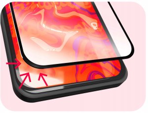 4kom.pl 2-PAK Szkło Hartowane do Xiaomi Poco F6 Ochronne Pełne Na cały ekran 5D 9H 10