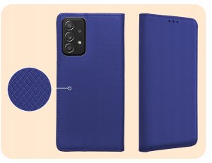 ETUI Z KLAPKĄ DO SAMSUNG GALAXY A52 / 5G / A52s 5G GRANATOWE MAGNETYCZNE 4