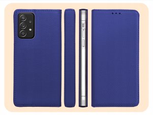 ETUI Z KLAPKĄ DO SAMSUNG GALAXY A52 / 5G / A52s 5G GRANATOWE MAGNETYCZNE 6
