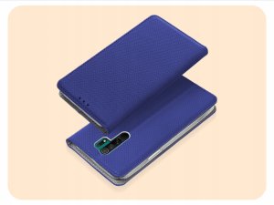 Hello Case ETUI Z KLAPKĄ DO XIAOMI REDMI 9 GRANATOWE MAGNETYCZNE ZAMYKANE KABURA CASE 2