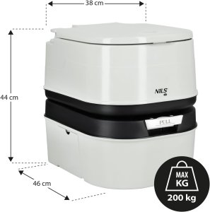 NC0023 TOALETA TURYSTYCZNA PRZENOŚNA 24 L NILS CAMP 4