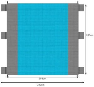 Koc plażowy/ piknikowy 208x208cm Trizand 21209 13