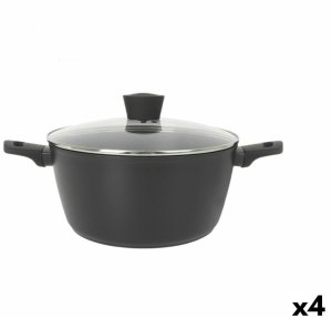 Garnek z Pokrywką MasterChef 28 cm (4 Sztuk) 1