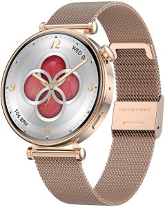 Smartwatch zegarek damski HK-41 złoty AMOLED 4