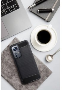 ETUI CARBON CASE DO XIAOMI REDMI 14 4G CZARNA NAKŁADKA ETUI PLECKI 6