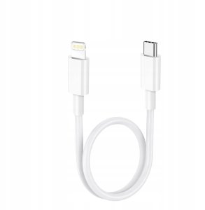 Kabel USB Vega USB-C - Lightning 0.3 m Biały (35687) 2