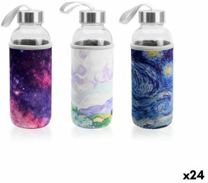 Butelka wody Bewinner Szkło 400 ml (24 Sztuk) 1