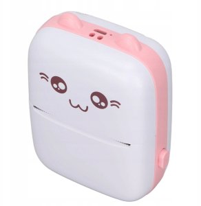 DRUKUŚ Drukarka termiczna dziecięca różowa 11