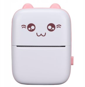 DRUKUŚ Drukarka termiczna dziecięca różowa 3