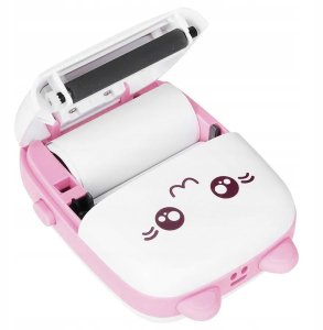 DRUKUŚ Drukarka termiczna dziecięca różowa 10