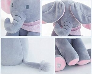 Interaktywny Słoń Akuku Pluszowy Miś Śpiewa Gra 3