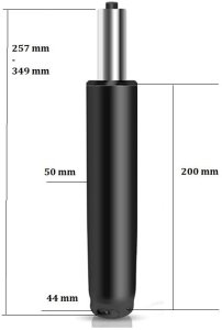Dymo Siłownik podnośnik fotela krzesła 200 mm 150KG 4 K (2001504k) 3