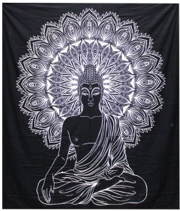 Bawełniana Ozdoba Ścienna - Buddha 1