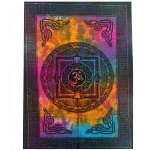 Bawełniane Tkaniny Ścienne - Sacred OM 1