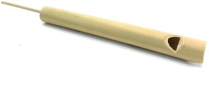 Drewniany Gwizdek Bambusowy - Prosty 1