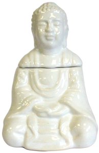 Kominek zapachowy Budda - Biały 1