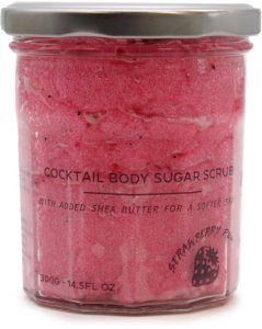 Organic Shop Cukrowy peeling do ciała - Truskawkowy rum 300g 1