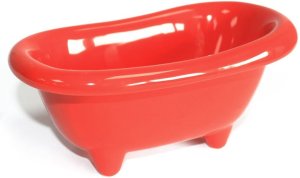 Ceramiczna wanienka mini - Czerwona 1