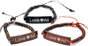 Bransoletka z drewna kokosowego - LoveAll 1