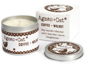 Świeca w puszce - Coffee and Walnut 1