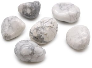 Kamień Afrykański Duży - Biały Howlit/Magnezyt | 6 sztuk 1