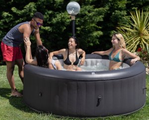 SPA ogrodowe MSpa Basen z hydromasażem dmuchane Rimba Max 8 osób SPA Bąbelki 11